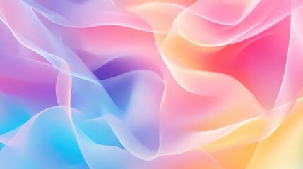 Obraz premium Soft gradient background featuring a vibrant pastel design
