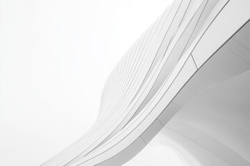 Elegant gray lines against a clean white backdrop