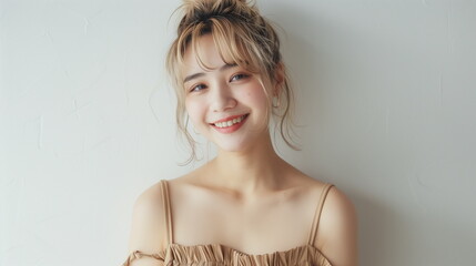 ファッションモデルの若い女性