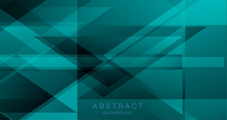 Fototapeta premium Abstract Waves in Turquoise Gradient Design