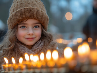 Captivating Hanukkah blessings and prayers photos showcasing families reciting traditional blessings during menorah lighting