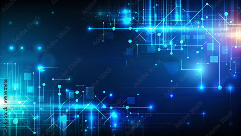 Poster data connection, technology business background copy space for websites, modern abstract design. abs