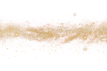 PNG Dense gold glitter lower borders backgrounds exploding abstract.