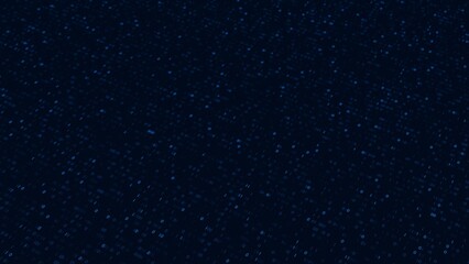 The illustration shows a dark blue binary code background. Maximum resolution 8K. 3D rendering.