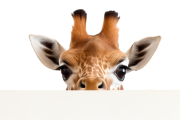 PNG Giraffe giraffe wildlife peeking.