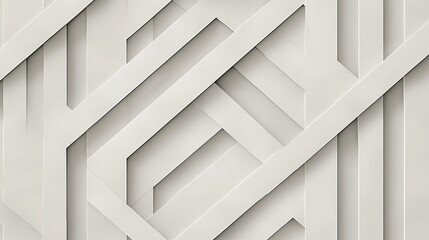 Intricate geometric patterns create a modern aesthetic in a minimalist interior design setting