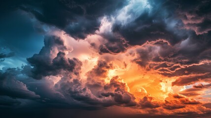 Fototapeta premium stormy sky