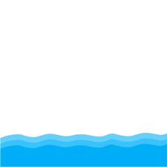 Fototapeta premium Blue Ocean Waves