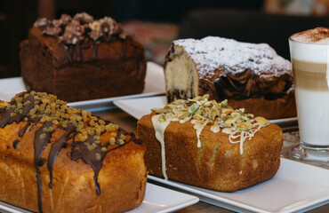 chocolate cake on a plate