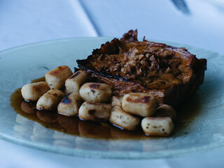 lamb chops with potatoes