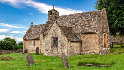 Fototapeta premium The church of Saint James in Clapton on the Hill