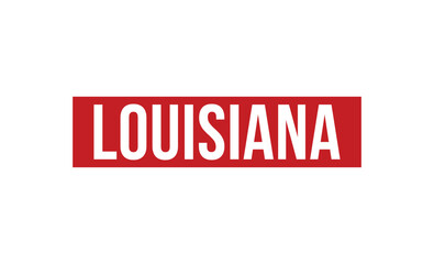 Fototapeta premium Louisiana rubber stamp vector illustration on white background.
