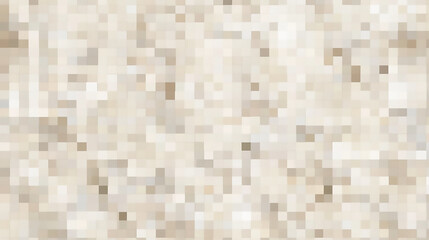 Digital camouflage with small pixelated blocks in neutral tones.
