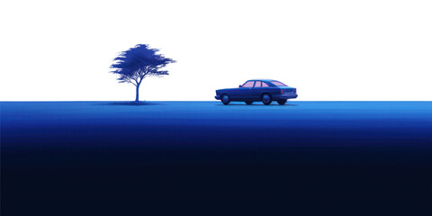 PNG Car outdoors horizon vehicle.