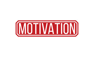 MOTIVATION rubber stamp vector illustration on white background