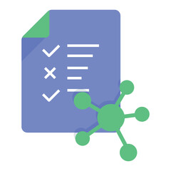 Data Structuring Icon. Representing AI Data Organization. System Data Structuring. Input Data Management. Information Structuring. Vector Editable icon. © Creative_Captain