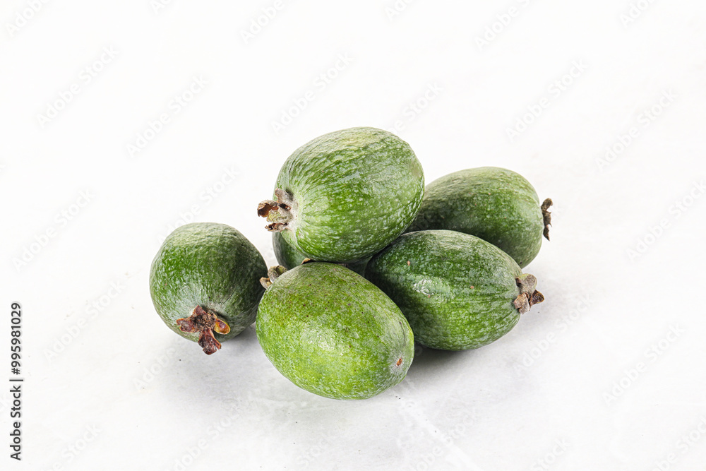 Wall mural fresh sweet juicy ripe feijoa