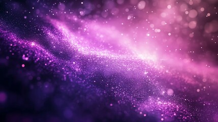 Obraz premium Purple gradient graphic background with light particle. 4K resolution.