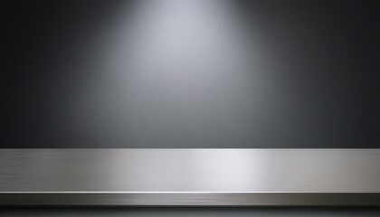 Obraz premium Dark background with a single beam of light
