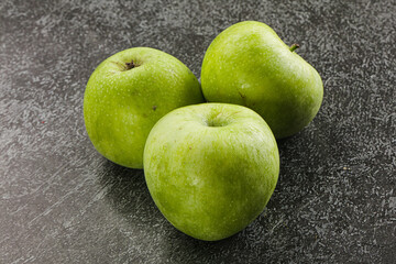 Sweet and juicy green apple