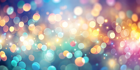 Obraz premium Clean bokeh background with soft, blurred lights and colors, bokeh, background, lights, colors, abstract, soft