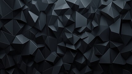 Obraz premium A black and white image of a wall with many triangles