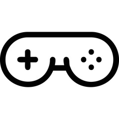 Simple vector icon gamepad