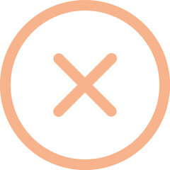 Obraz premium Close icon vector illustration