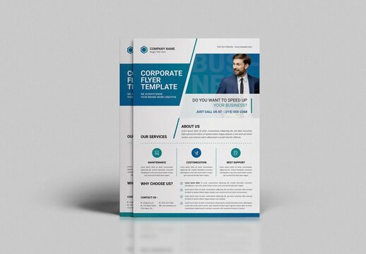 Business Flyer Template Design Layout