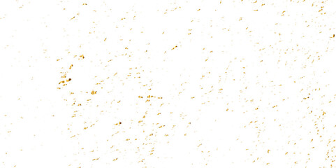Abstract doted and confetti golden glitter and dust particles splatter on transparent background. Dust golden grunge background. Vector illustration.
