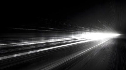 Minimal light striking from right on dark background