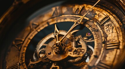 A clock where self-improvement is the hands that move faster as focus and determination increase