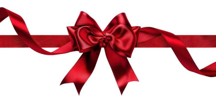 PNG Red gift ribbon bow red white background.