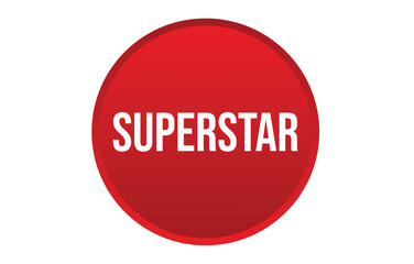 Superstar banner design. Superstar icon. Flat style vector illustration.