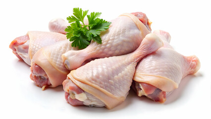 Raw chicken leg quarters on white background, raw, chicken, leg quarters, isolated, white, background, poultry, meat
