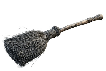 Broom, white isolate background