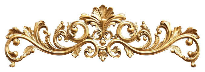 PNG Elegant gold ornamental design