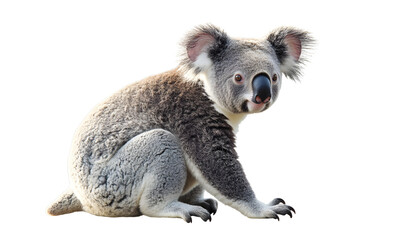 Fototapeta premium koala animal wildlife zoo safari africa, Transparent background