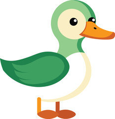 Duck color vector art illustrator (1)