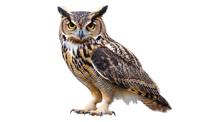 Fototapeta premium Owl Wildlife Zoo Safari Africa, Transparent background