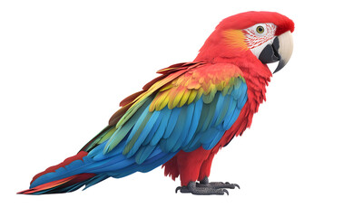 Fototapeta premium Parrot Wildlife Zoo Safari Africa, Transparent background