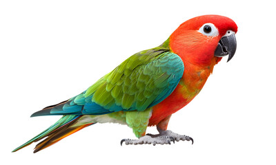 Fototapeta premium Parrot Wildlife Zoo Safari Africa, Transparent background