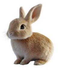 Obraz premium Rabbit animal wildlife zoo safari Africa, Transparent background