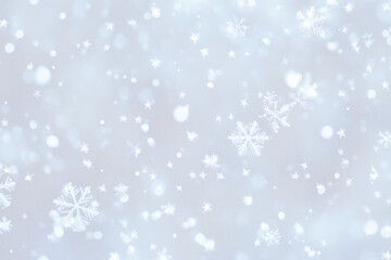 PNG Tiny White snowflakes pattern background bokeh wonderland.