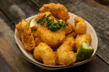 Delicious dish of food served in a restaurant.