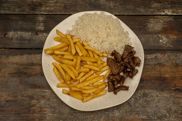 Delicious dish of food served in a restaurant.