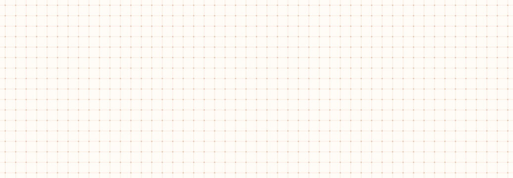 Fototapeta Grid background horizontal vector soft old brown pastel paper pattern dots thin lines