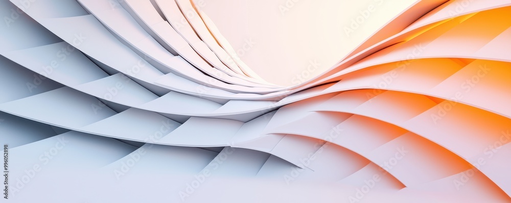 Poster digital light mapping on curved architectural surfaces, dynamic transitions