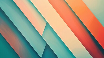 Fototapeta premium Abstract Background with Colorful Stripes