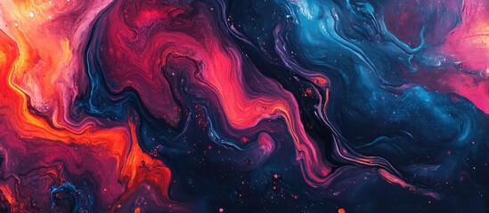 Abstract creative acrylic background with marble effect Textured paint strokes on paper Ideal for wallpaper and game design Grunge inspired macro image of hand painted canvas artwork Surreal smear